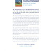 Contentment: Healing the hunger of our hearts