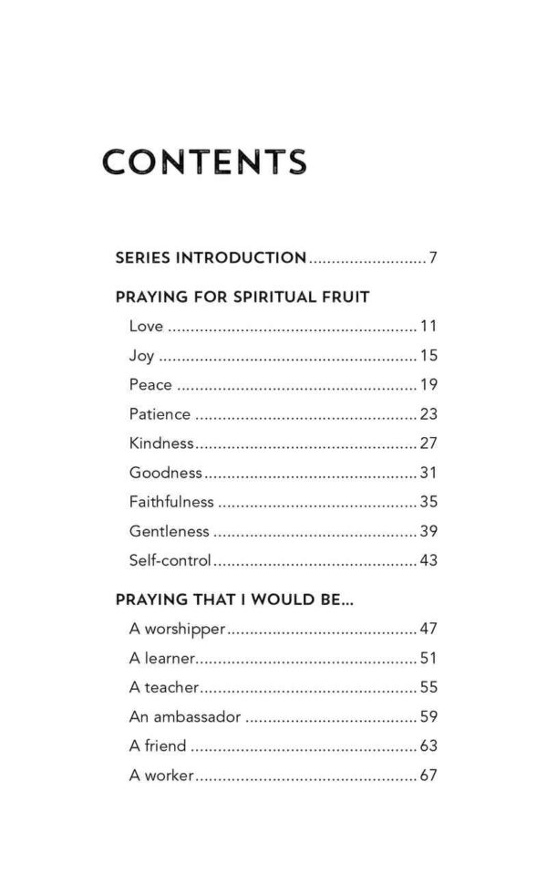 5 things to pray for your heart content page