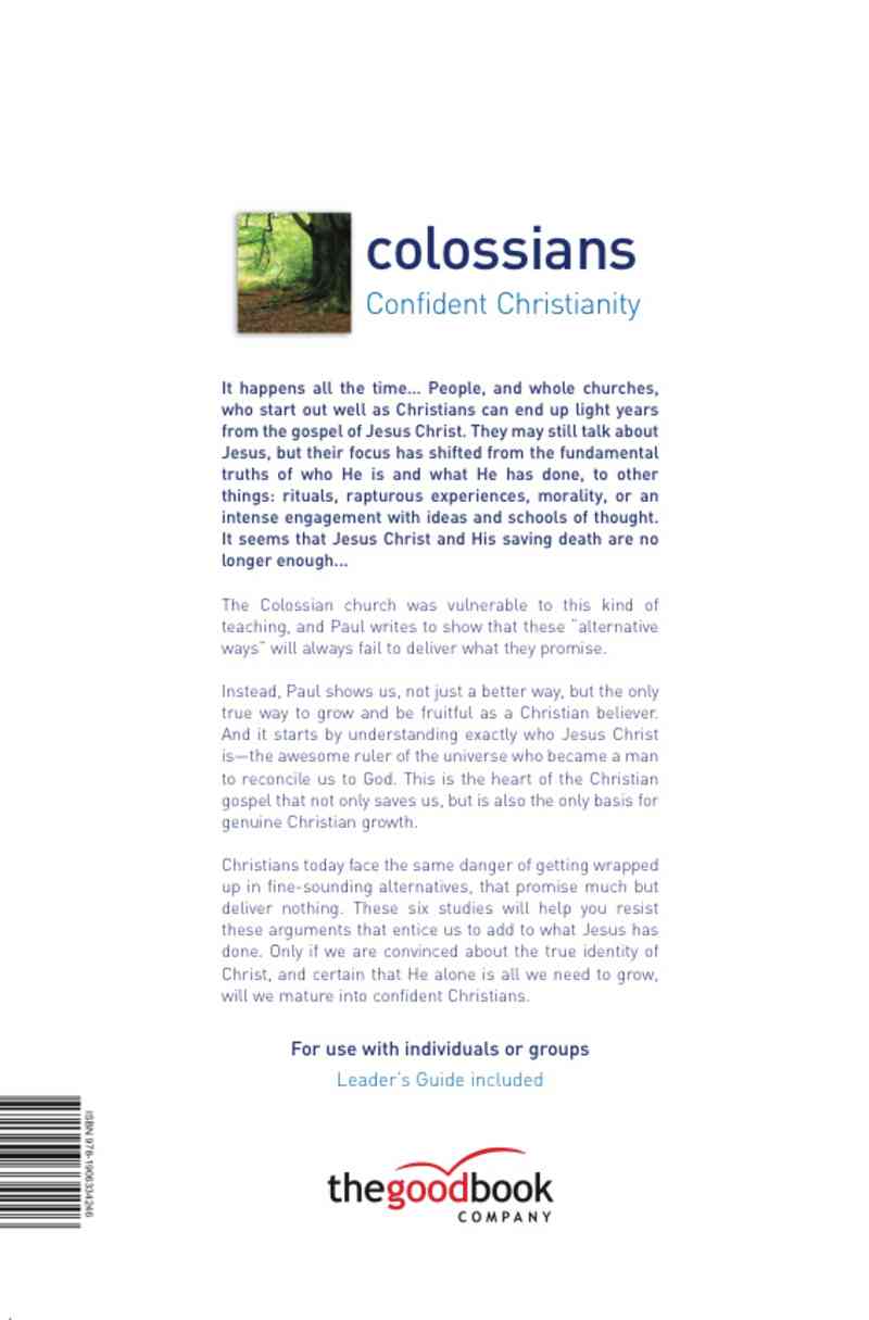 Colossians: Confident Christianity