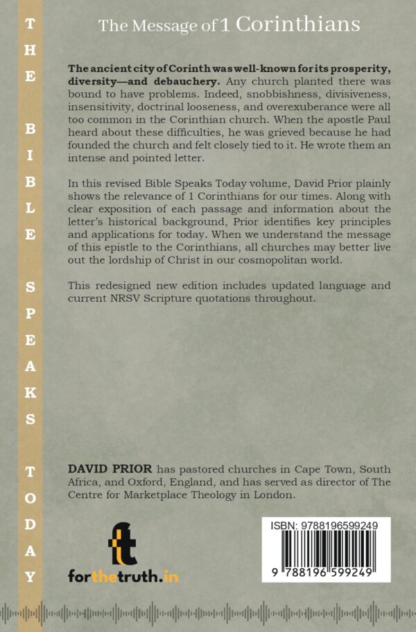 The Message of 1 Corinthians