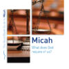 Micah: What Does God Require of Us?